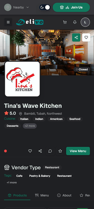 Delivo mobile companion